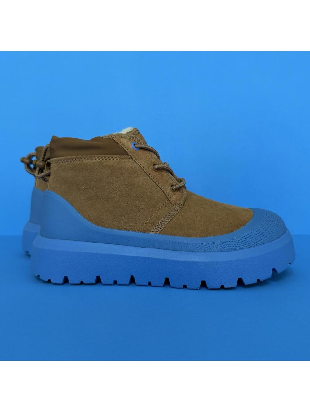 UGG Neumel Weather Hybrid Boots Chestnut Sky Blue 1143991 Men 5 / Women 6.5